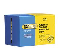 Tacwise 1389 Stainless Steel Staples for Plier Staplers, 73/12 mm, 5000 | Pack of 5000 Staples for Stapling Pliers