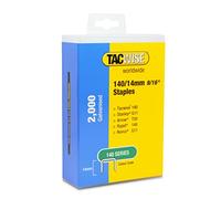 Tacwise 1420 Type 140 / 14 mm Heavy Duty Galvanised Staples, Pack of 2,000, Silver