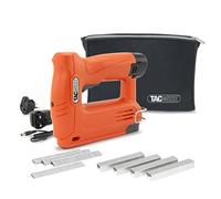 Tacwise 1586 140-180EL Cordless 12V Staple/Nail Gun with Storage Bag, 200 Staples & Nails, Uses Type 140 180 Nails, Orange / Black