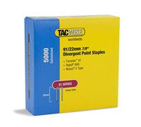 Tacwise 1617 Stainless Steel Narrow Crown Staples, Type 91 / 22 mm, 5000