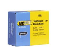 Tacwise Finish Nails 0293 Type 16G – 30 mm Galvanised – Pack of 2500