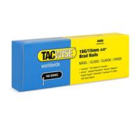 Tacwise 1708 Type 18G / 15 mm Galvanised Brad Nails, Pack of 4,000, Silver