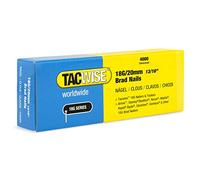 Tacwise 1709 Galvanised Brad Nails Type 18G / 20 mm, Pack of 4000 | 18 gauge, great holding force