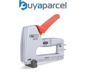 Tacwise 1748 Z5-53 Heavy Duty 5-in-1 Metal Staple Nail Gun Type 13 JT21 71 18G
