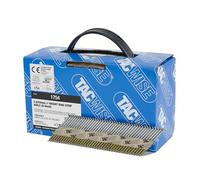 TACWISE 1754 Bright Framing Nails 2.8/50 mm, D Head, Ring Shank, 34° Inclined, Paper Collated, Pack of 1600