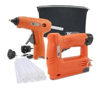 Tacwise 1777 Cordless 53-13EL Staple Nail Gun, H12-12 Hot Melt Glue Gun | Cordless 12V Bundle, Includes Interchangeable Lithium-Ion Battery, 10 Glue Sticks and Storage Bag