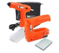 Tacwise 1784 Cordless Bundle, Hobby 53-13EL 4V Staple/Nail Gun, H4-7 4V Hot Melt Glue Gun, 2000 Staples, 30 Glue Sticks and Storage Bag