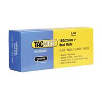 Tacwise 18 Gauge 25mm Brad Nails (Pack 5000) Multi Colour (One Size)