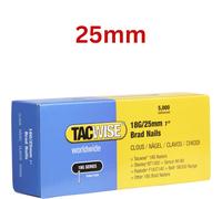 Tacwise 18G Galvanised Brad Nails 15,25,30,40,50mm For Air Nail Gun Woodworking