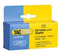 Tacwise 338 53 Light-Duty Staples 14mm (Type JT21 A) Pack 2000