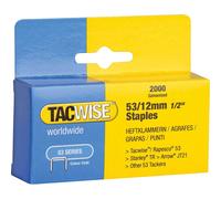 Tacwise 0337 53 Light-Duty Staples 12Mm (Type Jt21 A) (Pack 2000)