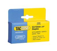 Tacwise 53 Light-Duty 10mm Staples - Pack Of 2000 For Diy And Semi-Industrial Use