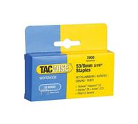 Tacwise 53 Light-Duty Staples (Type Jt21 A) Multi Colour (8mm)