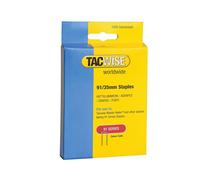 Tacwise 91 Narrow Crown Staples 35mm - Electric Tackers (Pack 1000)