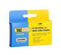 Tacwise CT-45/10mm White Cable Tacker Staples 5,000 (5 x 1,000 packs)