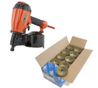 Tacwise Fcn55V Pneumatic Coil 57mm Air Framing Nailer + 14,400 2.1 X 35mm Nails