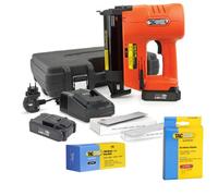 Tacwise Ranger 1506 El-Pro 18V Cordless Staple Nail Gun 2Nd Fix Nailer 2 Battery