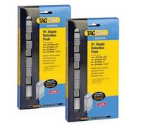 Tacwise X2 91 Staple Selection Pack Compatible With Tacwise 191 / Due 35 0204