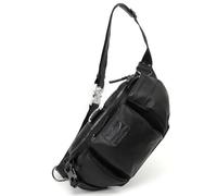 TACWJDM Vintage Genuine Leather Fanny Pack Waist Bag for Men Women First-Layer Cowhide Bag Hip Bum Bag Sling Bag Crossbody Chest Bags Multiple Pockets Waist Pack(Black)