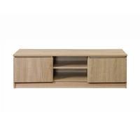 Modern TV Unit 120cm Media Cabinet 2 Doors + Shelf Sonoma Oak