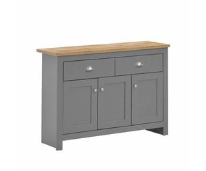 TAD | Lisbon Grey & Oak 3 Doors 2 Drawers Sideboard Buffet Cupboard