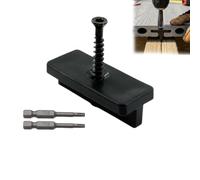 TADA 200 Pack Composite Decking Clips, 6mm WPC T Clips Decking Fixings | Includes Rust-Resistant 304 Stainless Steel Screws & 2 T15 Bits. Hidden Fasteners for WPC and Timber Boards.