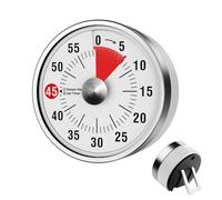 Tada 60 Minute Magnetic Kitchen Timer, Visual Mechanical Countdown Clock