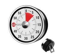 Tada 60 Minute Magnetic Kitchen Timer, Visual Mechanical Countdown Clock