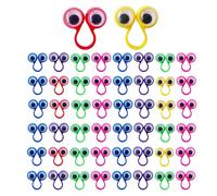 TADAYIM Finger Puppet Eyes | Eye on Rings Toy | 6-Color Finger Puppets Rings Birthday Toy for Kids Party Favor Classroom