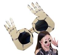 TADAYIM Funny Sunglasses for Adults | Novelty Sunglasses | OK Finger Gesture Cool Eyeglass for Photography Short Video Creation Interactive Games Stage Performance Beach Birthday