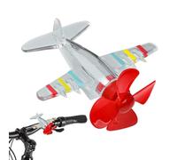 TADAYIM Handlebar Ornament - Bike Handlebar Airplane Ornament | Cool Cycling Accessories, Wind Powered For Commuting Road Mountain