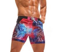 Taddlee Swimwear Men Basic Long Swimming Trunk Surf Camo Shorts Swimsuits Pocket, 226, X-Large