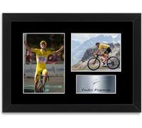 Tadej Pogacar Road Racing Cyclist A4 Printed Signed Autograph Photo Display Poster Mount Gift Framed