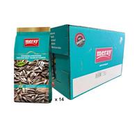 Tadim Roasted Sunflower Seeds Selection, 250g-270g - Salted, Extra Salted and Unsalted Sunflower Seeds - Premium Quality Snack (14x270g, Meray M7)