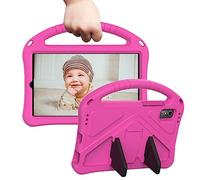 Tading Kids Case for 9 Inch Lenovo Tab M9 2023 Released Tablet, Children Friendly EVA Foam Protective Stand Handle Cover for Lenovo M9 9" Tablet - Hot Pink
