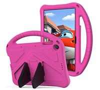 Tading Kids Case for Huawei MatePad T10 T10s, Children Friendly Soft EVA Foam Protective Cover with Kicktand and Carrying Handle for Huawei T10s 10.1" / T10 9.7"- Hot Pink