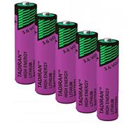 'Tadiran AA 3.6V 2200mAh Lithium Battery Li-SOCL₂ Non-Rechargeable Battery SL-760 LS14500 TL-5903 SL-360 for Water Electricity Meter Gas PLC Facility Equipment Spare Generic Battery (5 Batteries)