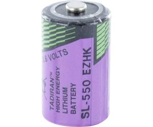 Tadiran Batteries SL 550 S Special Battery 1/2 AA High Temperature Capacity Lithium 3.6 V 900 mAh Pack of 1