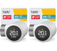 tado° Smart Radiator Thermostat X, Temperature Control via App and Smart Speaker (Alexa, Siri, Google Assistant), Save Heating Costs, DIY Installation (Pack of 2)