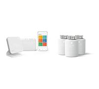 tado° wireless smart thermostat - Wifi Starter Kit V3+ incl. 3x smart radiator thermostat - Wireless boiler control & hot water control via App - save energy - works with Alexa, Siri & Google