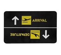 Tadoiooy Doormats, Outdoor Doormats Welcome Mats for Front Door 50 * 80cm Entry Non Slip Doormat Aviation Departures Arrivals Living Room Kitchen Mat Front Porch Rugs Door Mats
