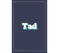 Tad's Notes: Tad, Taid, Welsh, Wales, Notebook, Notepad, Writing book, Father, Dad, Gift, Father's Day, Christmas, Birthday, Stocking Stuffer, 100 Pages, Wide Ruled, Glossy