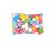 TADSFVC Funny Cat Toys Stretch Plush Ball Mini Shooting Games Interactive Launch Training Toy For Pet Kitten Cat Pom Pom Balls cat toys(100 Balls 1 Shooter)
