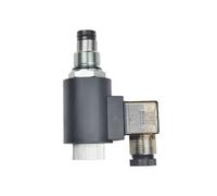 TADZKKIWM 1pcs 2-Position 2-Way Normally Closed DHF10-220 Solenoid Threaded Cartridge Type Relief Hydraulic Valve SV10-20 LSV10(Spool AC220V Coil)