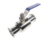 TADZKKIWM 1Pcs Sanitary Full Port Ball Valve Clamp Type Ferrule Stainless Steel SS SUS 304(89MM)