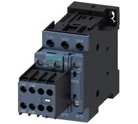 TADZKKIWM Contactor AC-3 9 A/4 kW/400V 3-Pole 24V DC 2NO+2NC Screw Connector 3RT2023-1BB44