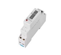 TADZKKIWM Digital Wattmeter 1P 18mm Single Phase 2 Wire Power Consumption Analog Energy Meter AC 230V 50Hz Electric Din Rail Mount(Digital Load 60A)