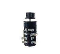 TADZKKIWM HZ5B-20/4-3-1 Six Position Changeover Rotary Cam Switch 4 Levels 20A Silver Contact 16 Terminals Star Handle