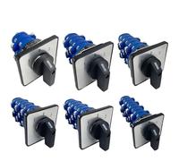 TADZKKIWM Rotary Cam Switch 16A 690V 3 Position 1-8 Pole Control Dual Power Conversion Circuit Breaker Silver Contact LW39A-16 Series(4P)