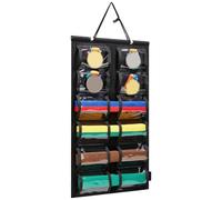 Tae Kwon Do Belt Display, Felt Belt Organizer, Martial Arts Holder, Non-Woven Fabric Material, Space-Saving Design, Den Wall Living Room Use, 24.61x13.58 Inches Black 1 Piece